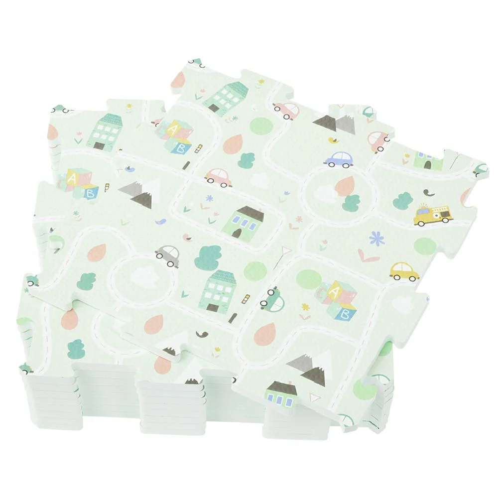 Tapis puzzle mousse imprimé 90x90 cm