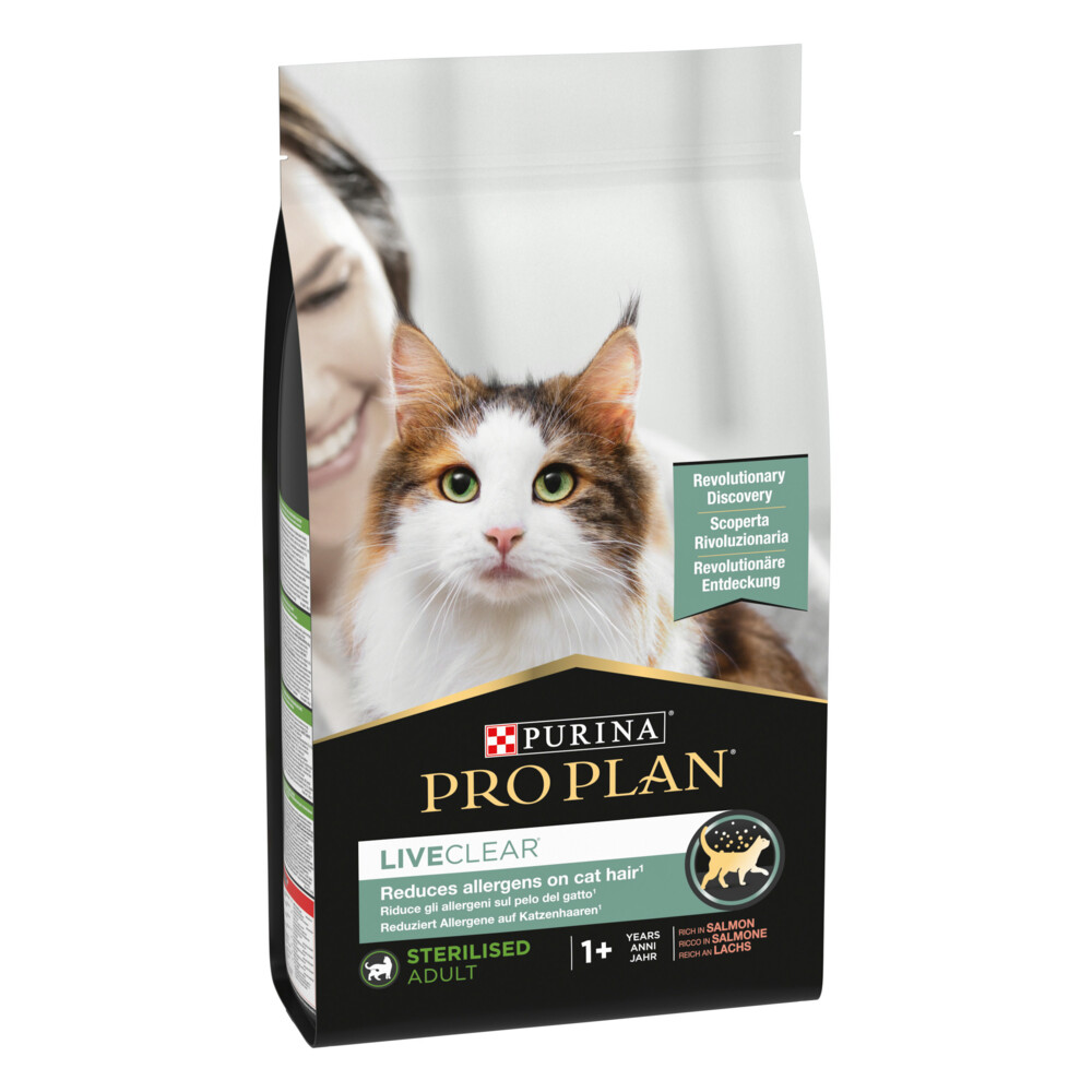 Pro Plan LiveClear Sterilised Adult Zalm1,4 kg