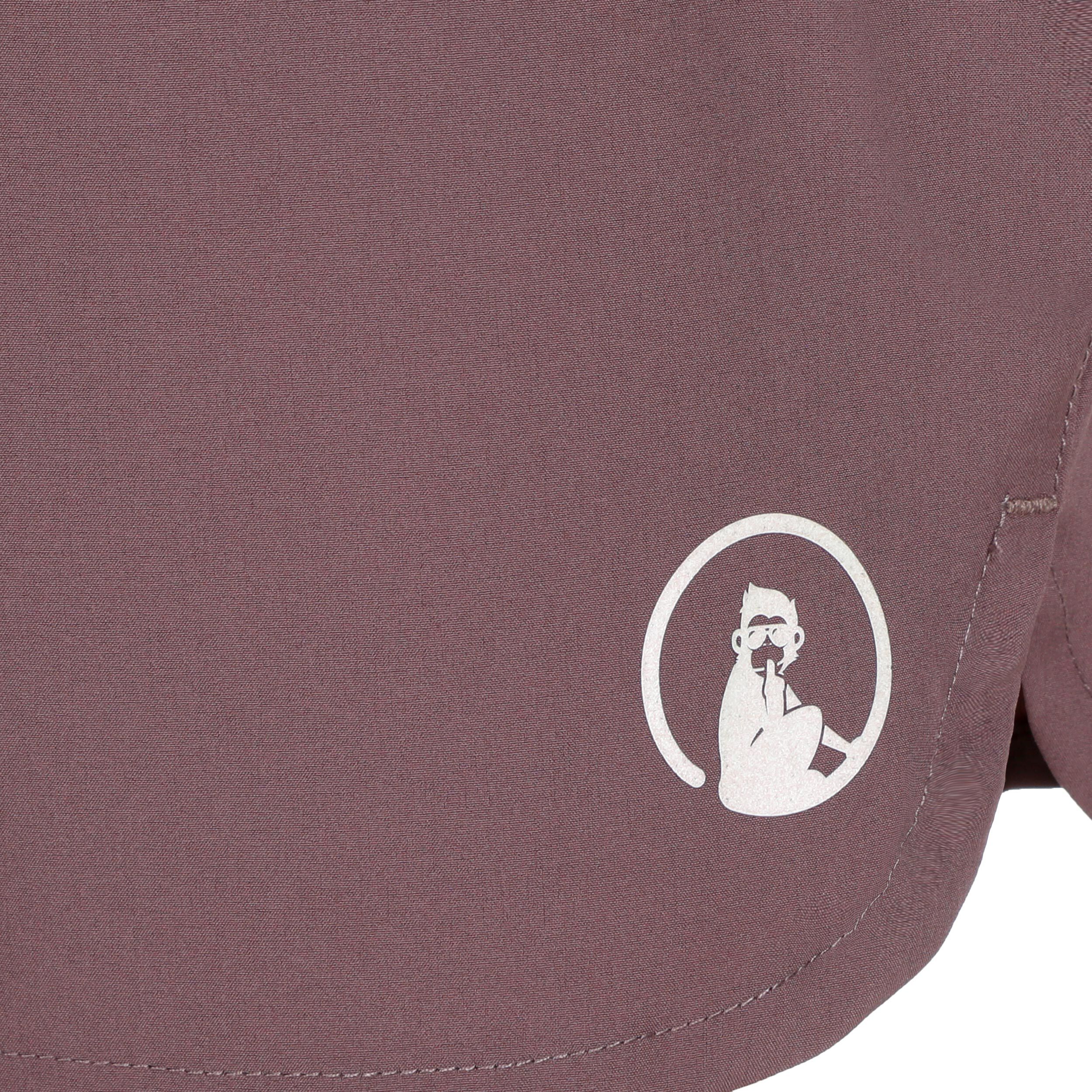 Quiet Please Match Shorts Femmes - Violet