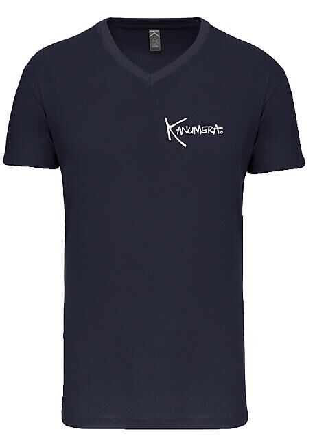 KANUMERA - T-SHIRT BIO COL V REQUIN MARTEAU HOMME