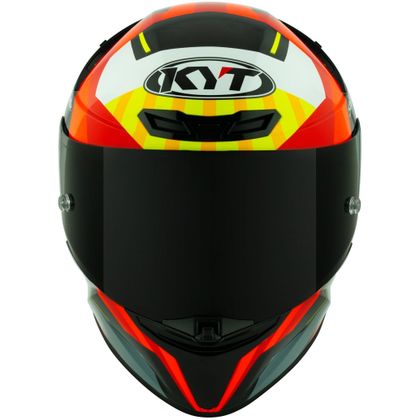 Casque KYT TT-REVO FLUX - Noir / Rouge