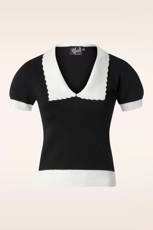 Bunny Joanie top in zwart