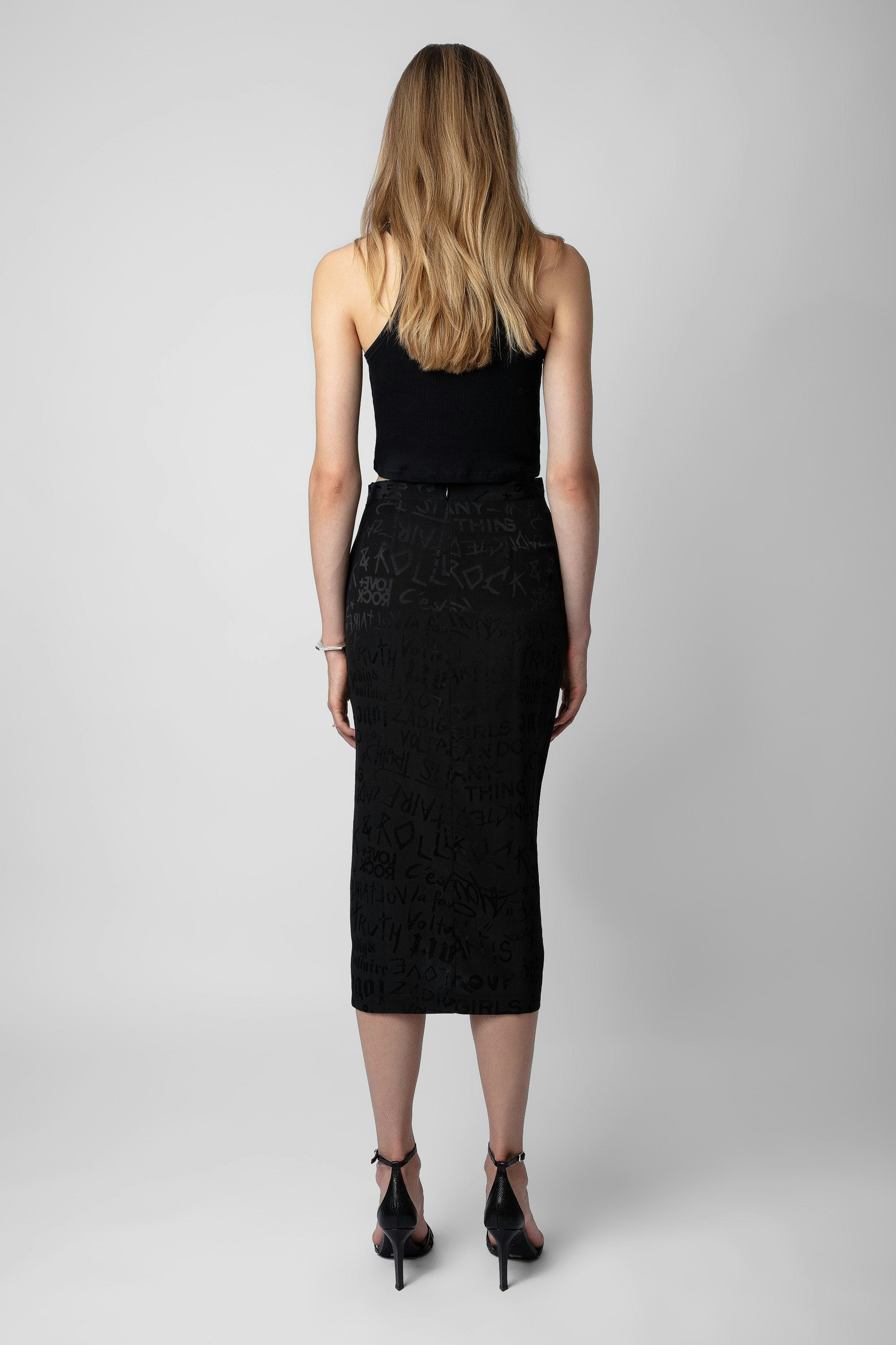 Jupe Jamelia Soie Jacquard