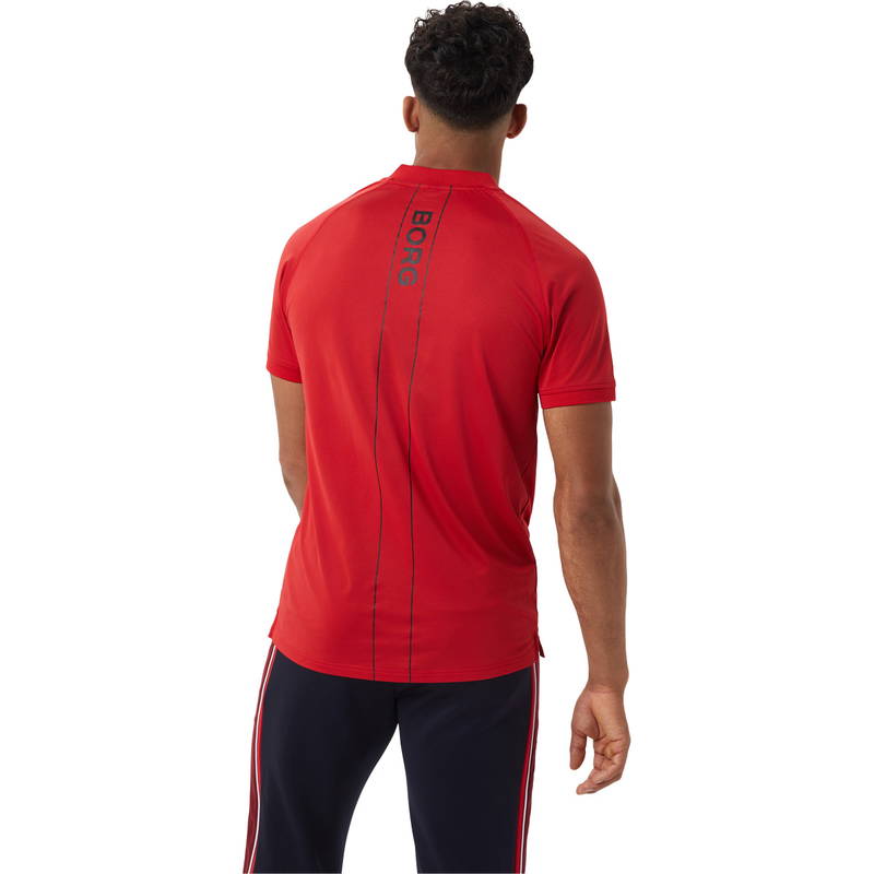 Björn Borg Ace Performance Zip Tennis Polo T-shirt Herre