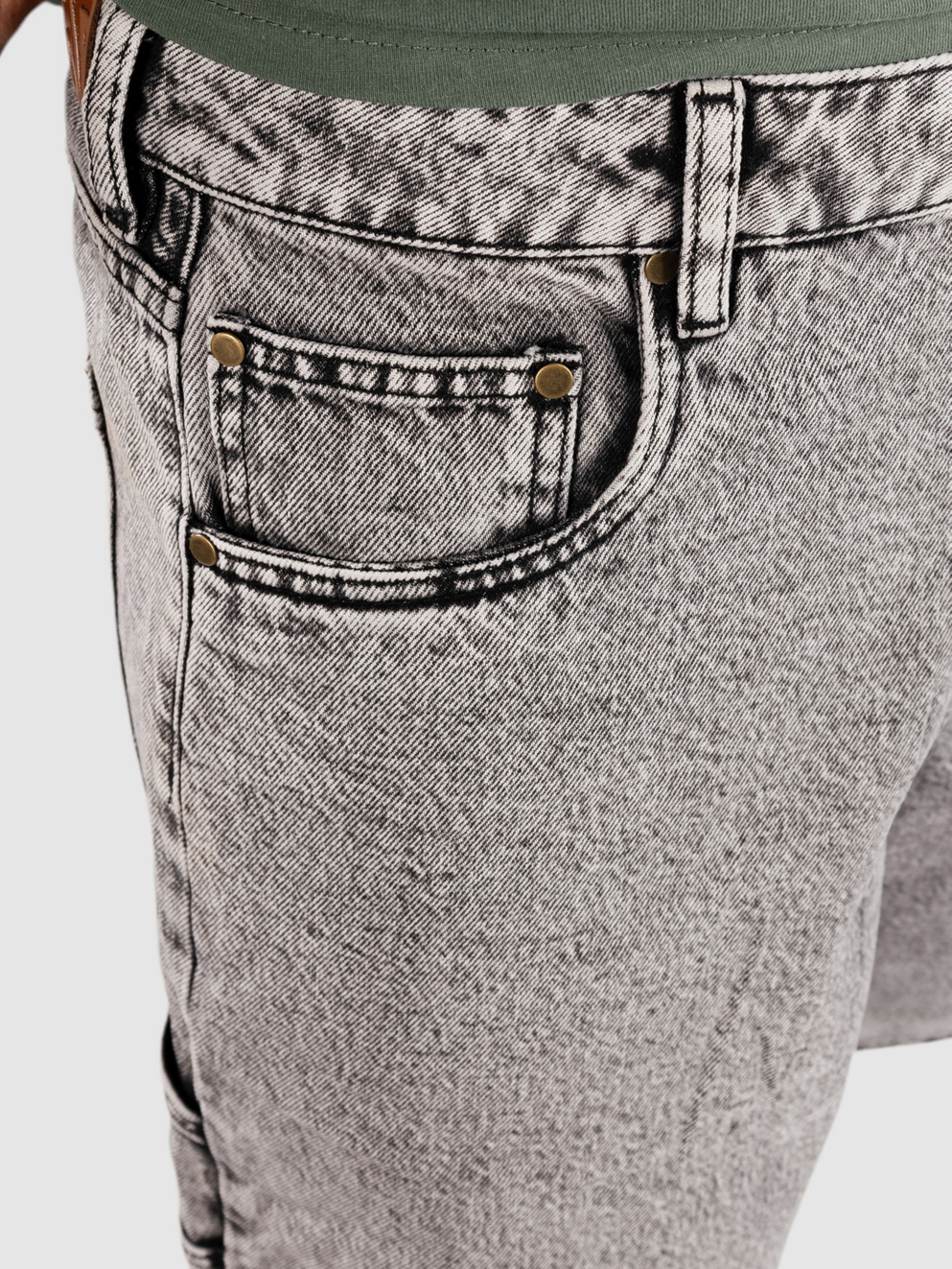 Adam Bomb Utility Jean Shorts black denim