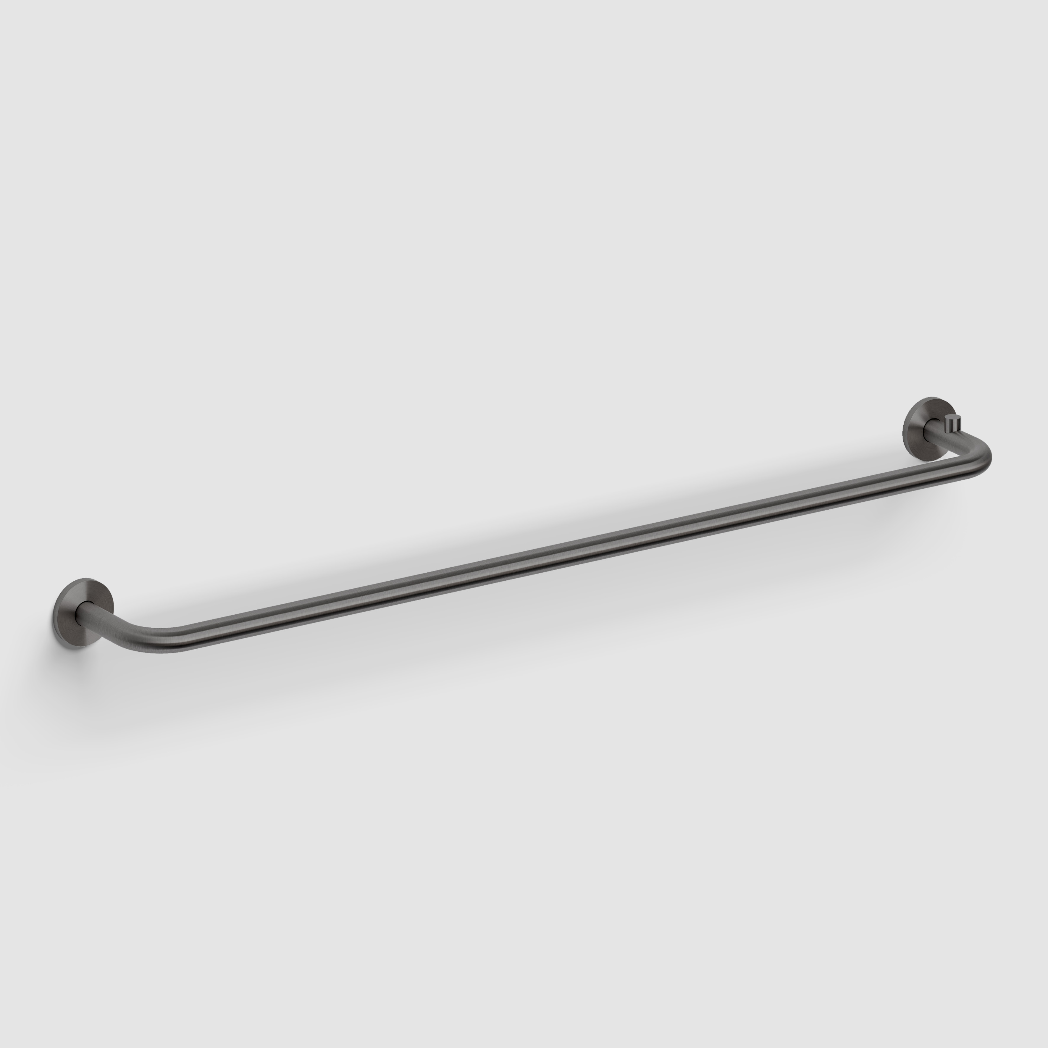 Clou Kaldur handdoekhouder 65cm gunmetal geborsteld