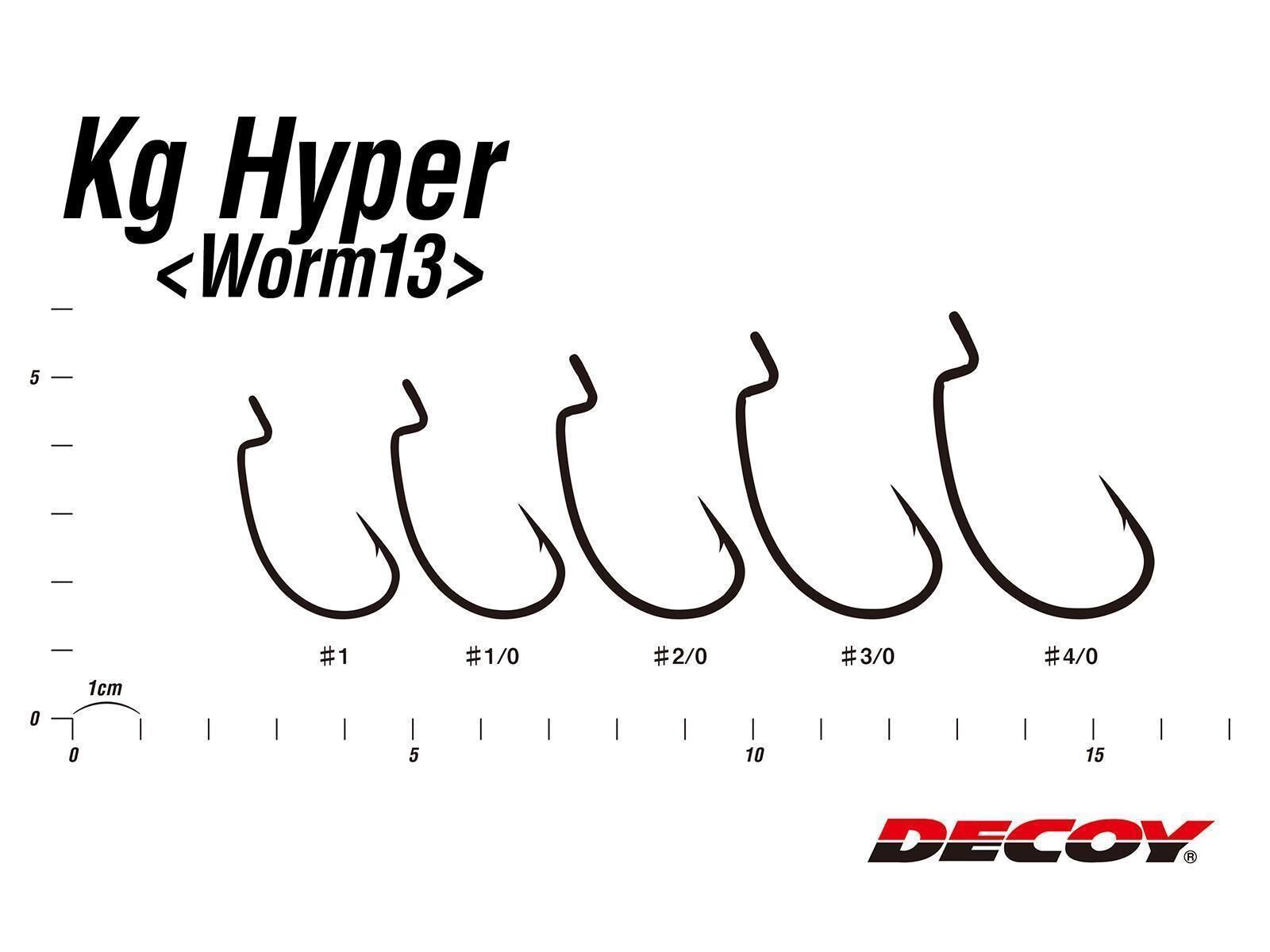 Kg Hyper Ex Heavy Hook Worm13 - Gr. 4/0