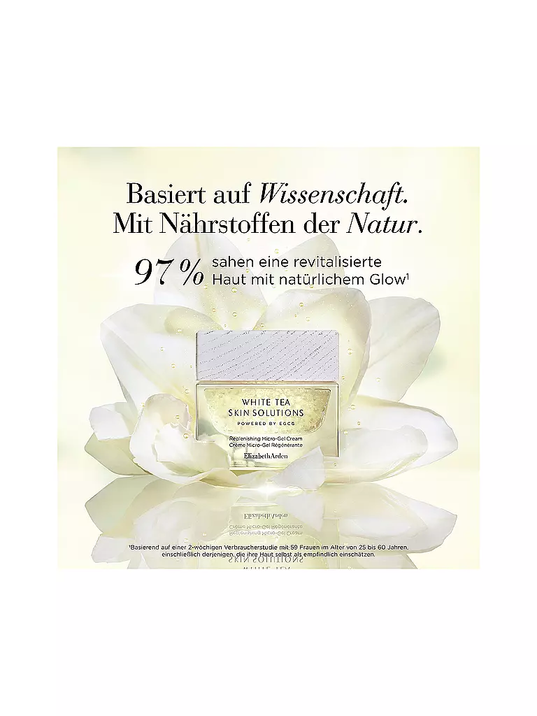 ELIZABETH ARDEN White Tea Skin Solutions Replenishing Micro-Gel Cream 50ml keine Farbe