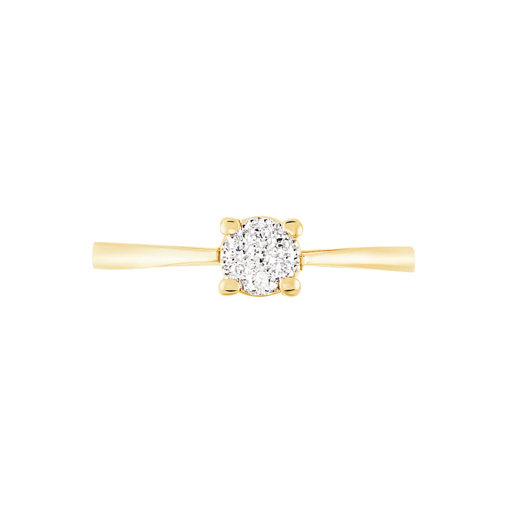 Bague Sandrine Or Jaune Diamant