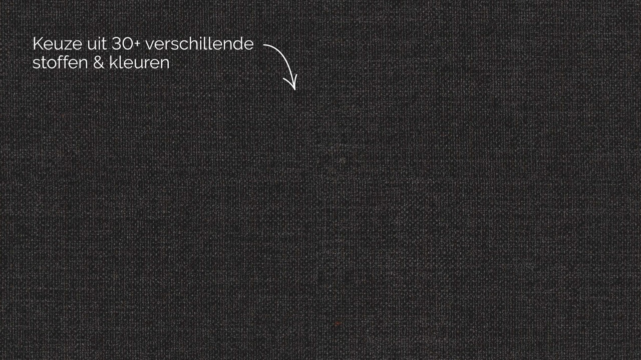 Opbergbed Morgan - Pure touch charcoal