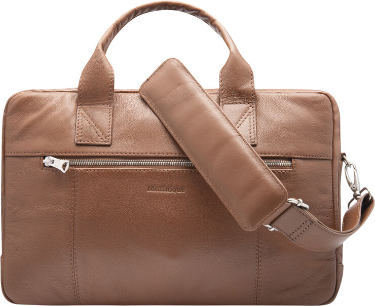 Matinique MAtakeoff CarryOn Leather Bag Cognac