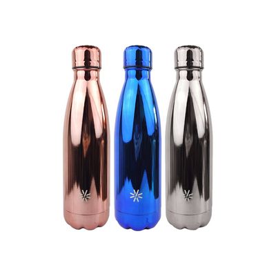 Aqua Precious Metal - Gourde Bouteille isotherme 500 ml - double paroi - disponible dans différentes couleurs - Viquel