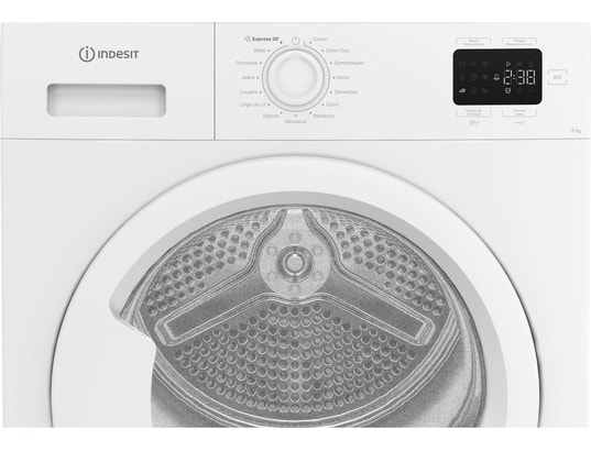INDESIT - Sèche-linge pompe à chaleur CYSD82DWWFR