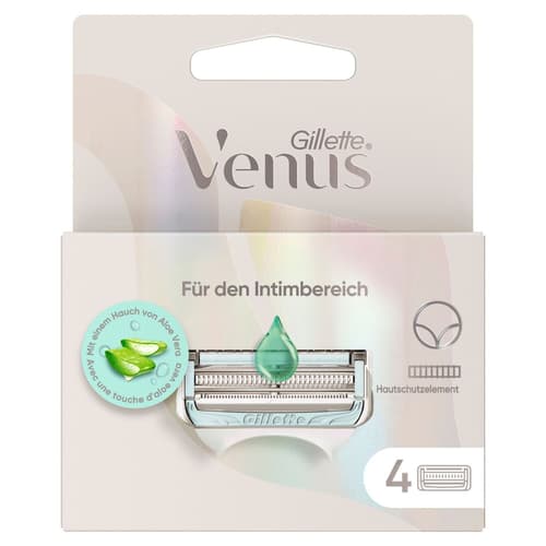 Gillette Venus Damenrasierer für den Intimbereich, Ersatzklingen