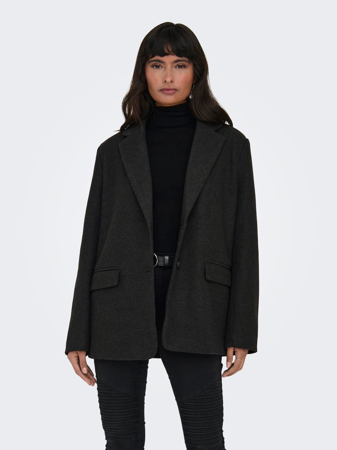ONLWEMBLEY Blazer Dark Grey Melange