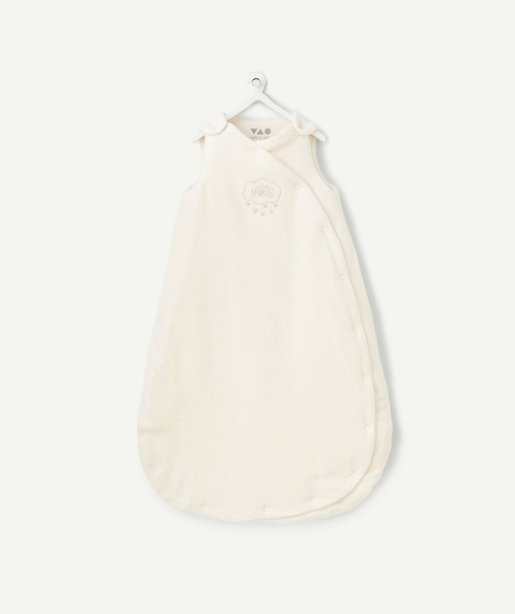 gigoteuse bébé en fibres recyclées message mini nous