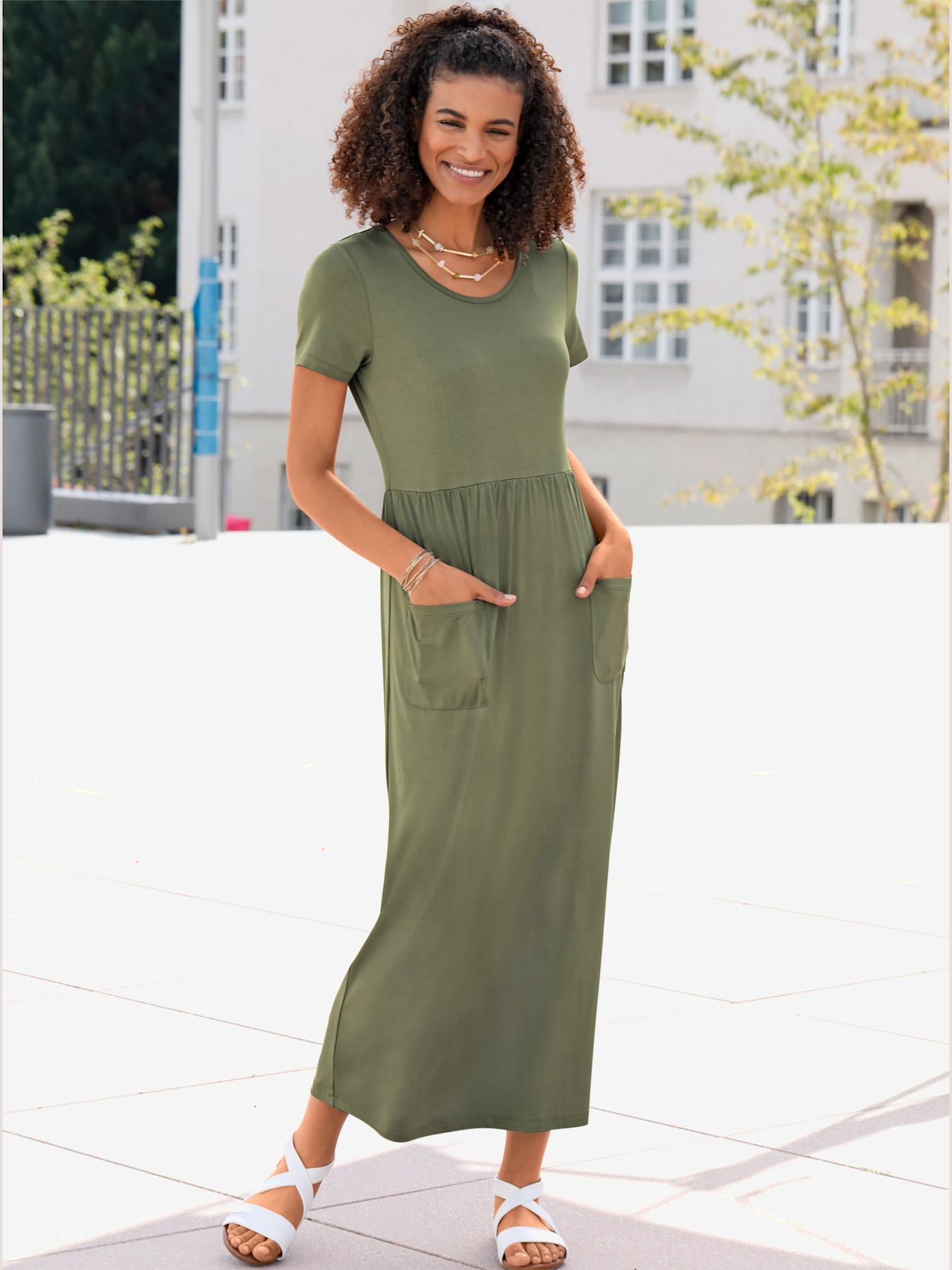 Robe en jersey viscose