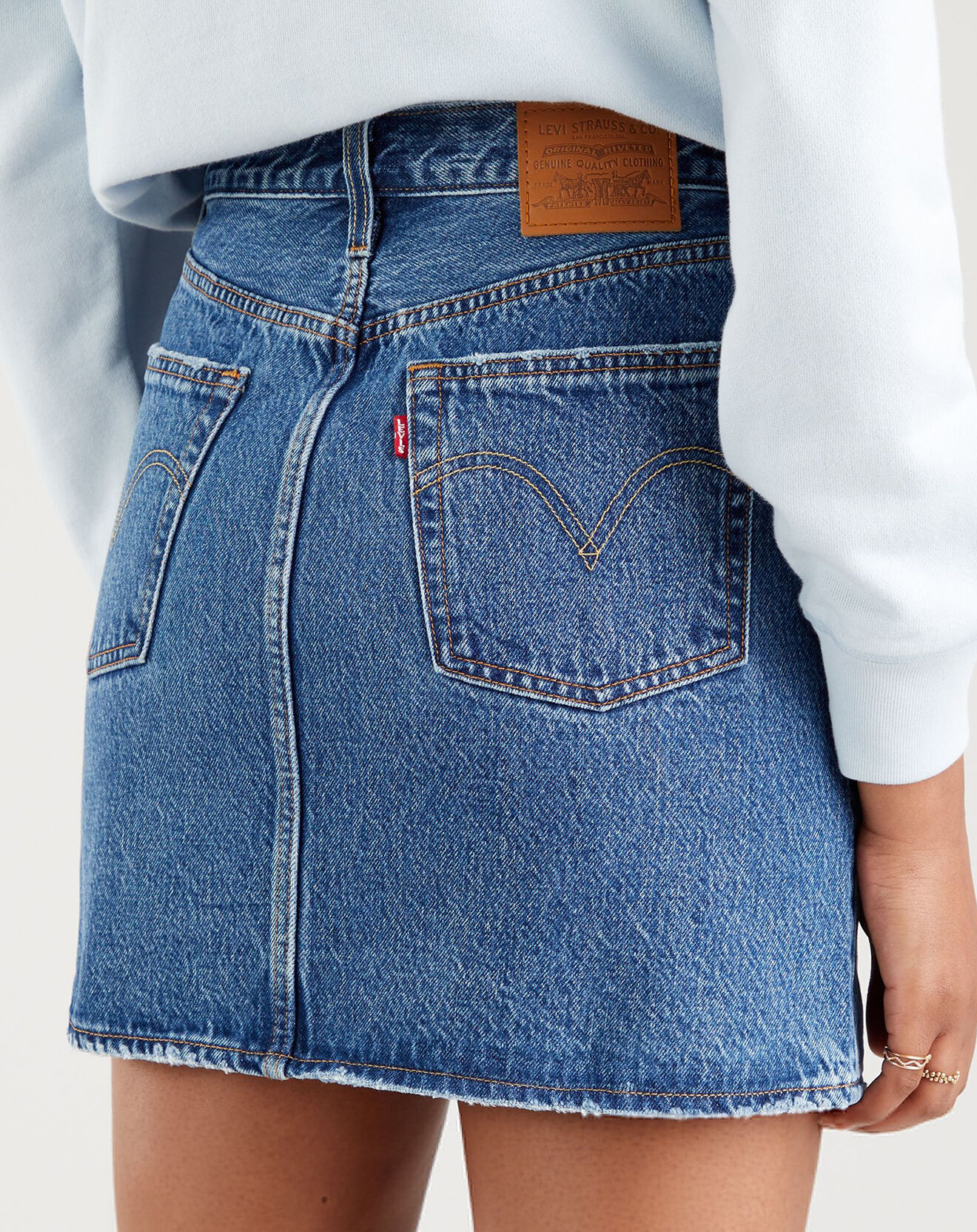 Levi's® Jupe en jean courte Decon Iconic bleu foncé