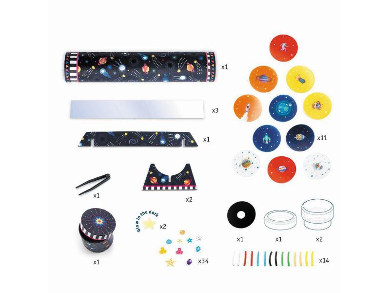 DJECO Bastelset DIY – Kaleidoskop Basteln Selber basteln und bauen