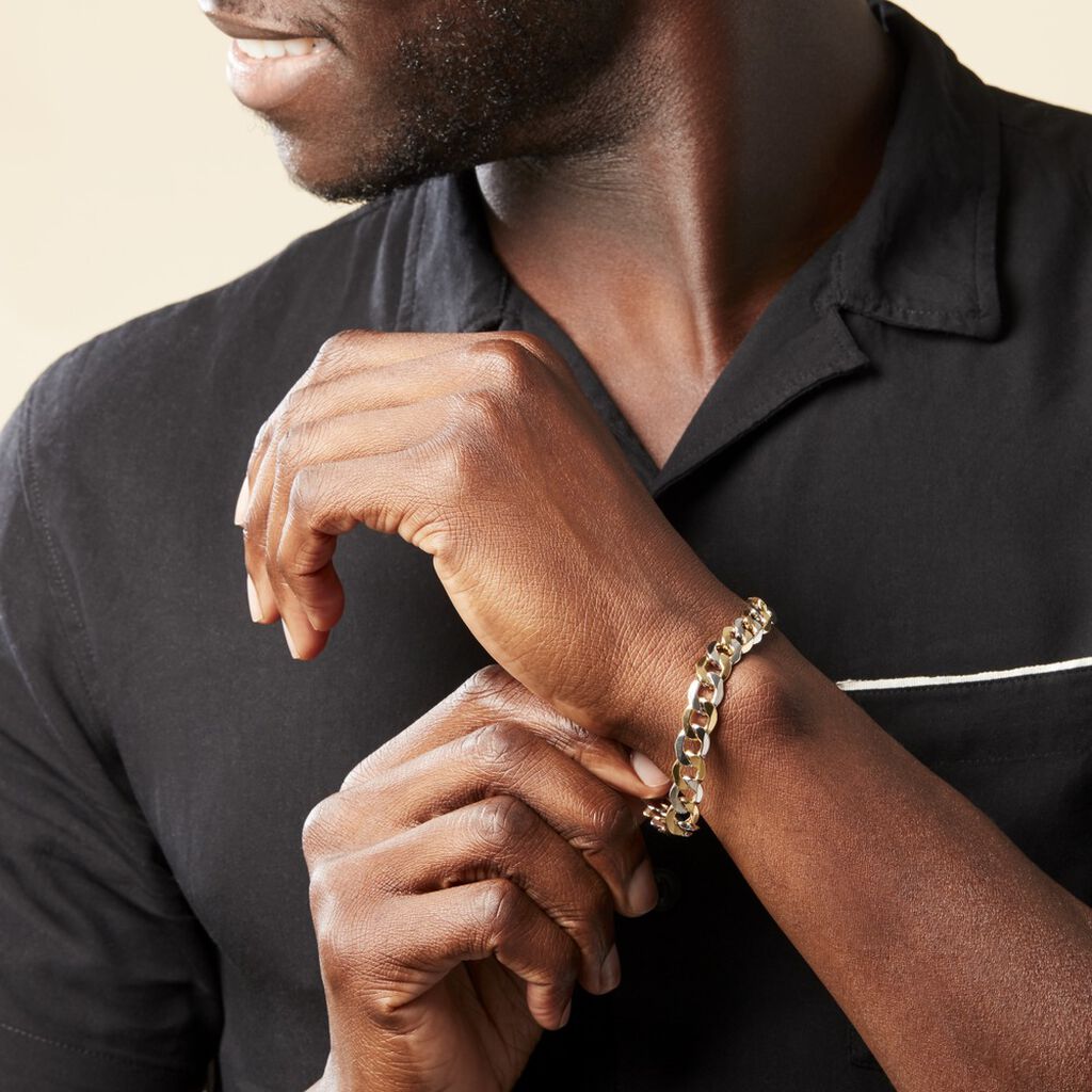 Bracelet Manoe Or Bicolore
