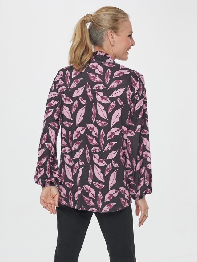 Bluse mit Schluppe