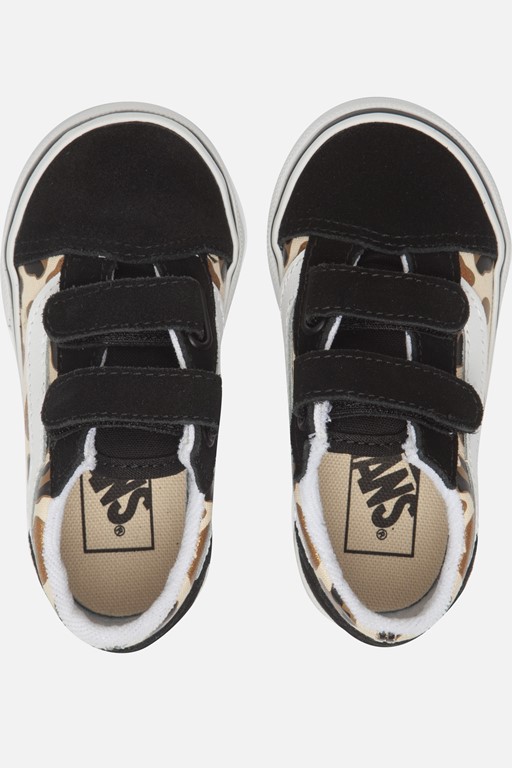 Vans Old Skool Leopard Glitter Sneakers zwart