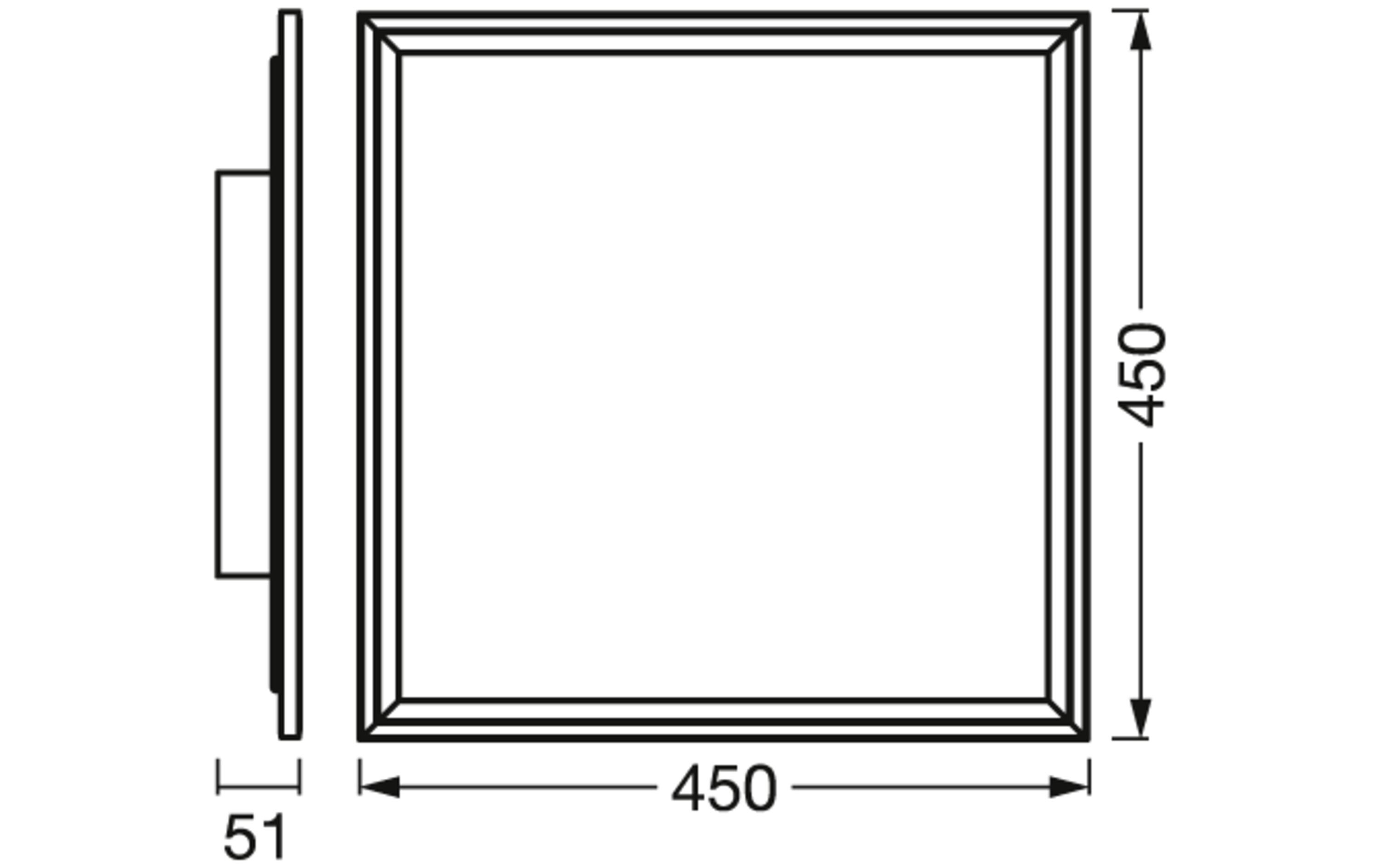 LED-Panel Smart+ Planon Plus, 45 x 45 cm, 24W, RGBW, Weiss<br>LED Panelleuchte