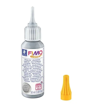 FIMO® liquid 8050 Ofenhärtendes Flüssig-Gel 50ml, silber
