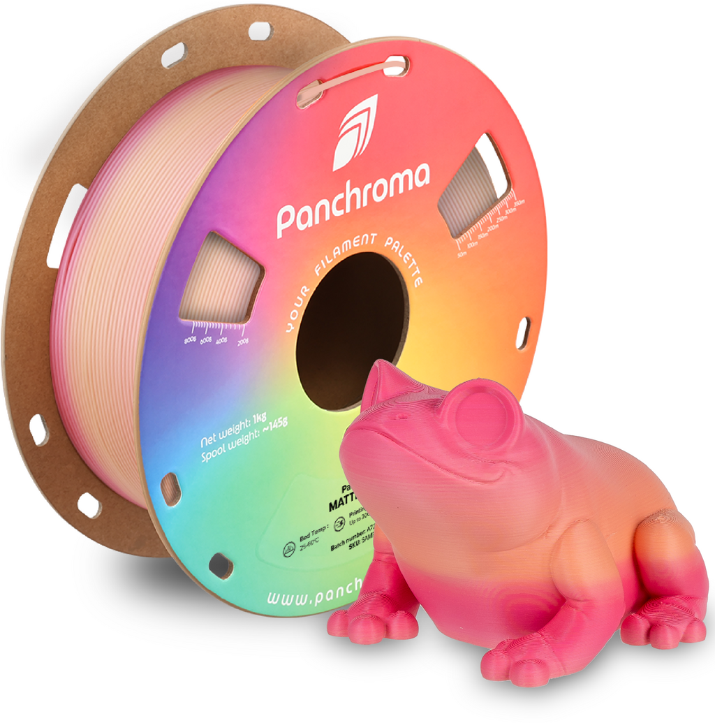 Polymaker  Panchroma™ PLA Gradient Matte Spring, 1,75 mm / 1000 g    Fließende Farben, makellose Eleganz in Matte Spring