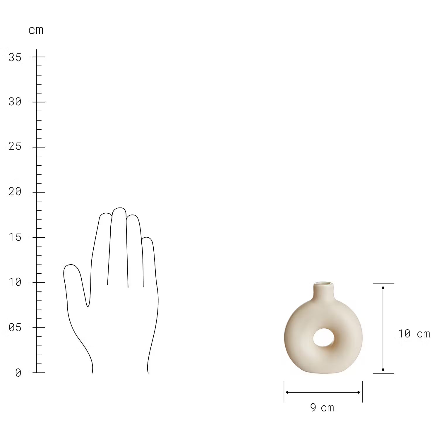 LOOP Vase 3er-Set
