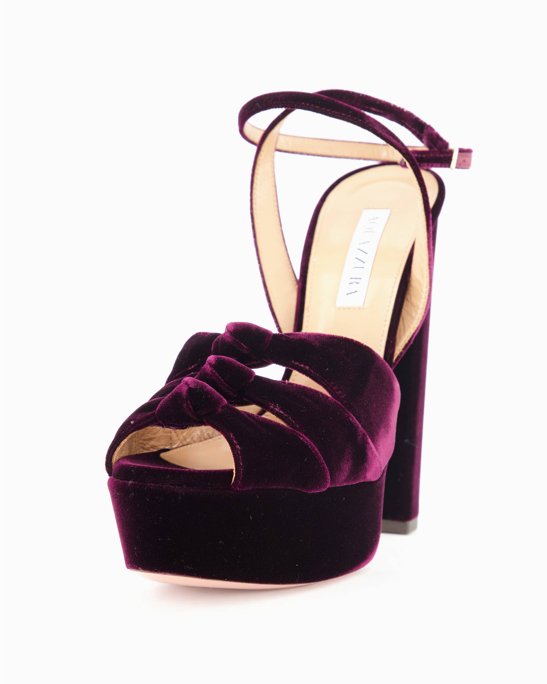 Aquazzura| Damen Plateau-Sandaletten MIRA 140