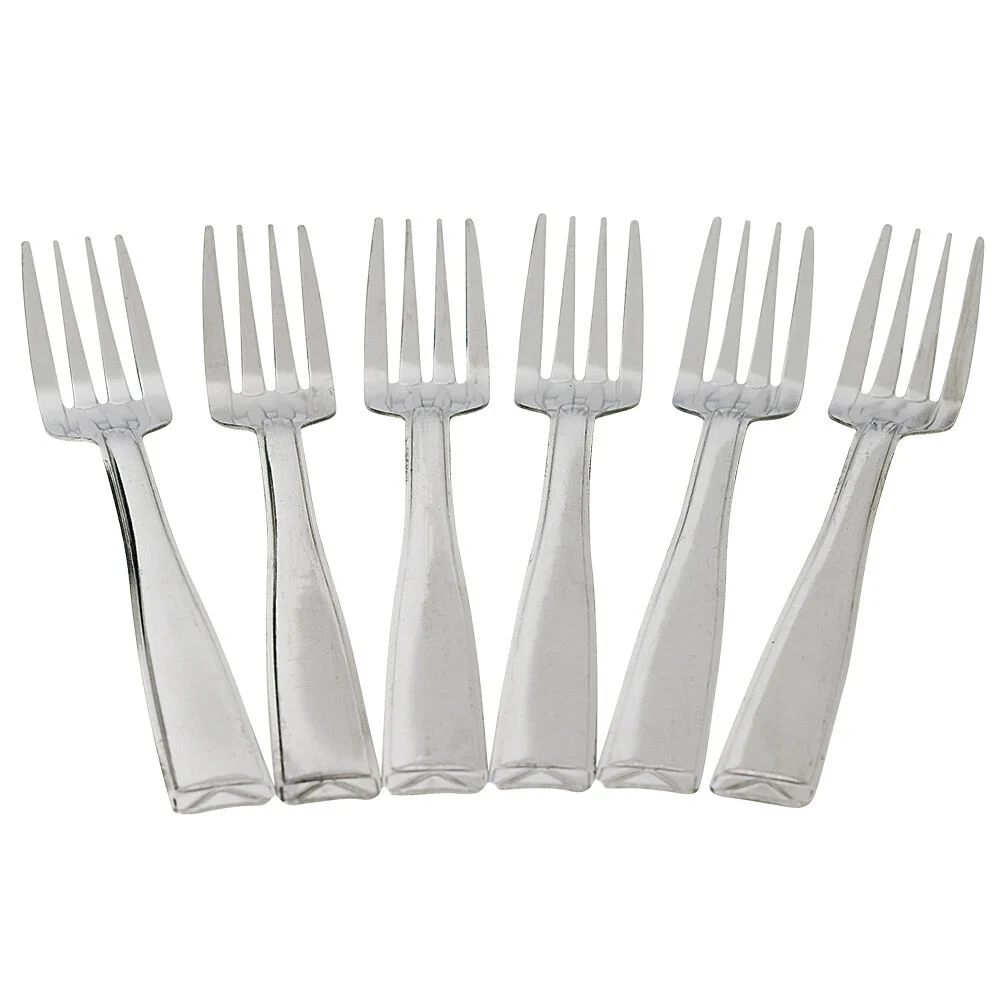 Lot de 6 fourchettes en inox