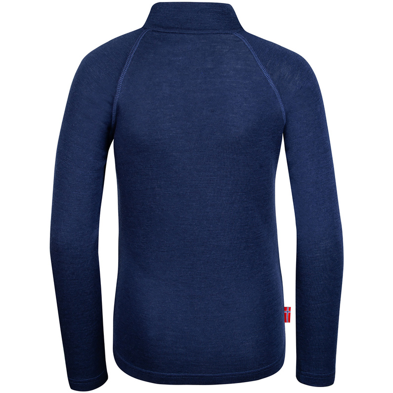Trollkids Kinder Lofoten Half Zip Longsleeve