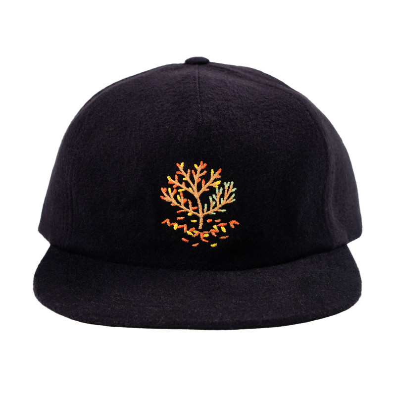 Casquette snapback arbre - Noire
