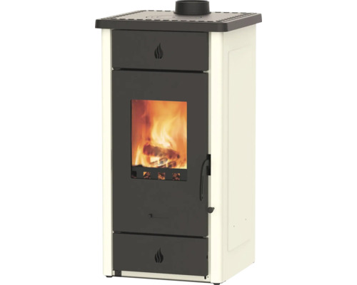 WESTMINSTER Luke stalen witte houtkachel, 8 kW