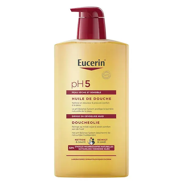 Óleo de Banho Eucerin PH5 para Pele Seca e Sensível 1L