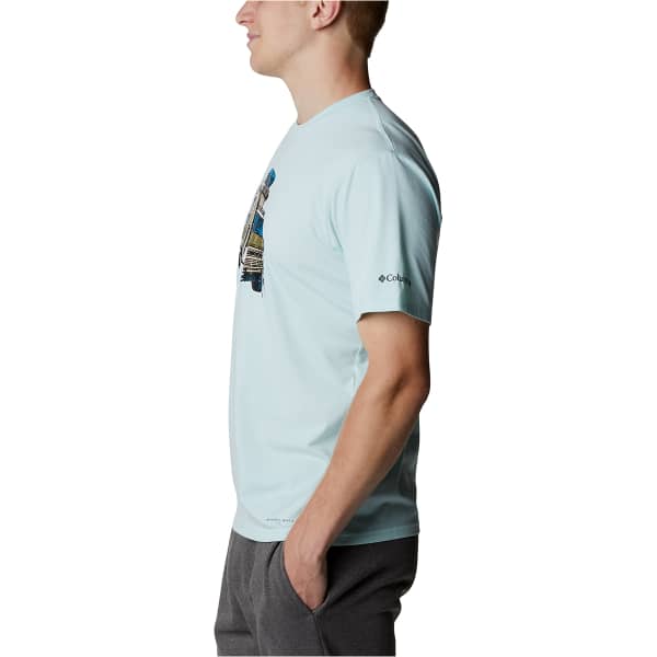T-shirt randonnée COLUMBIA SUN TREK SHORT SLEEVE M ICY MORN