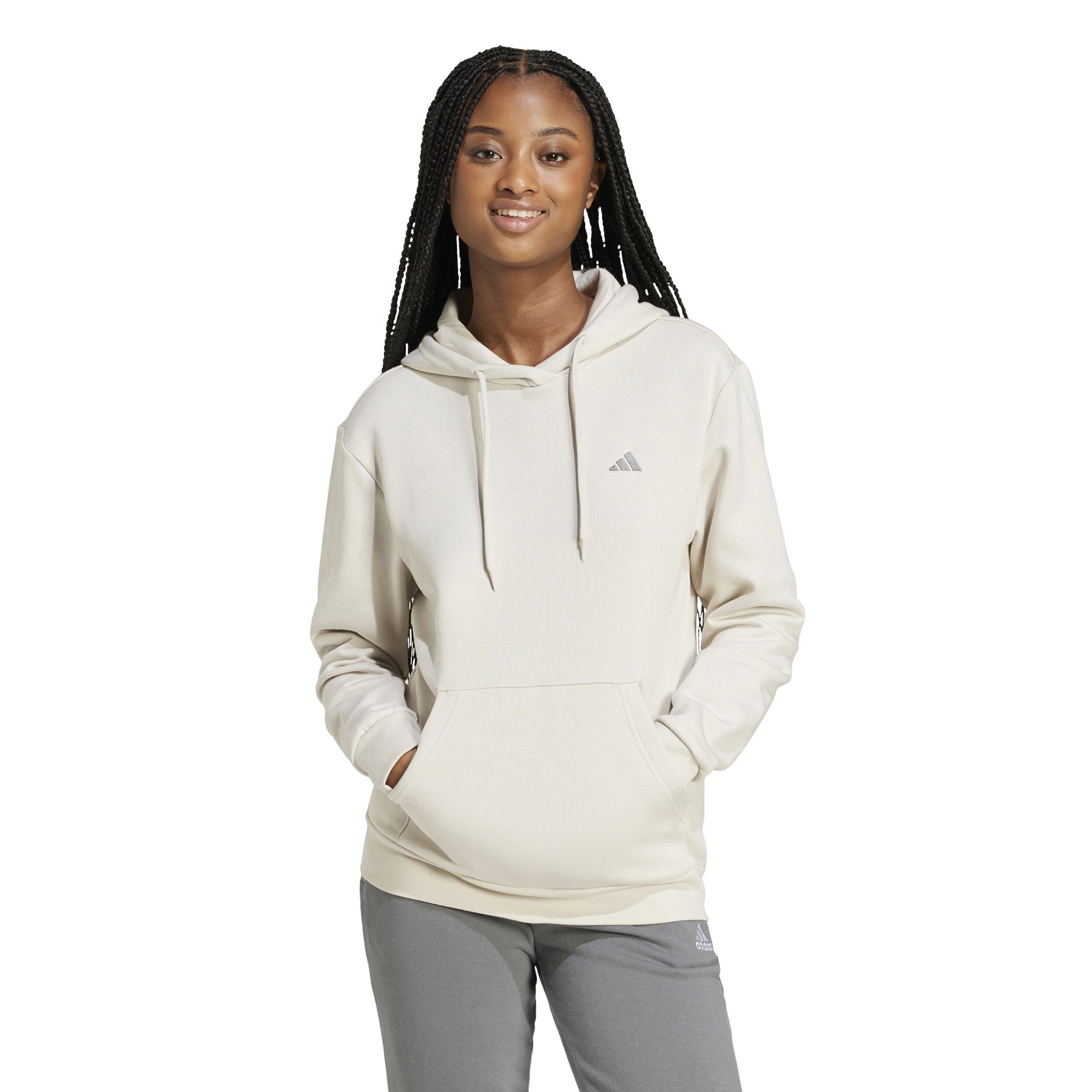adidas Feel Cozy Sweat À Capuche Femmes - Crème