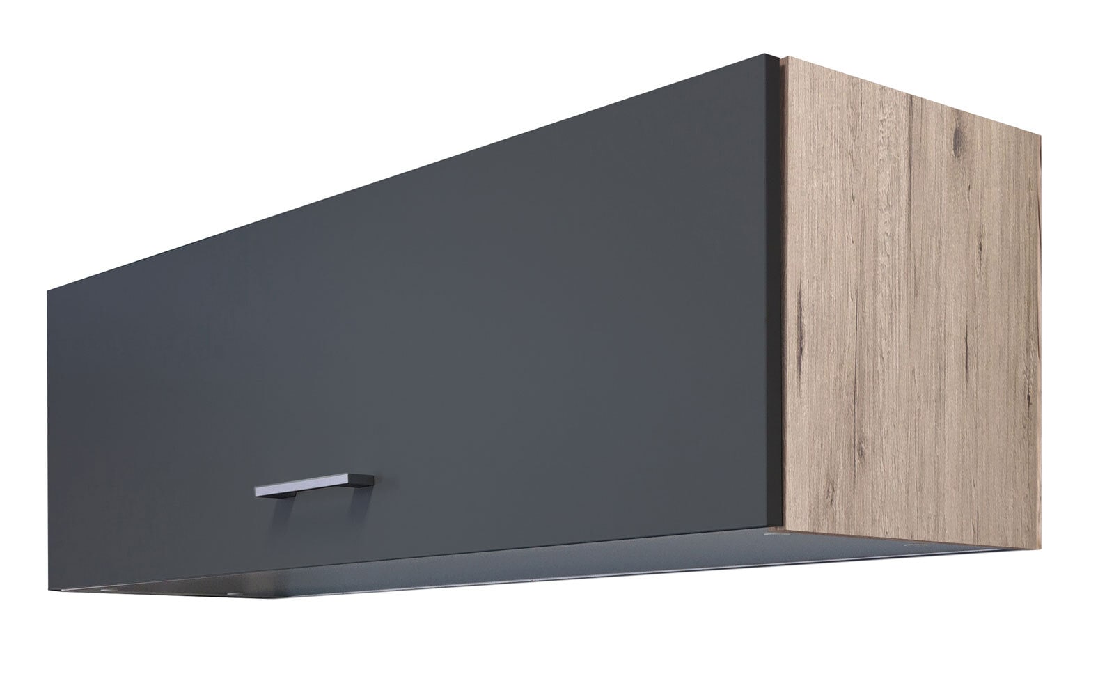 Oberschrank Tiago Basaltgrau/San Remo Eiche hell NB ca. 100x32x32cm