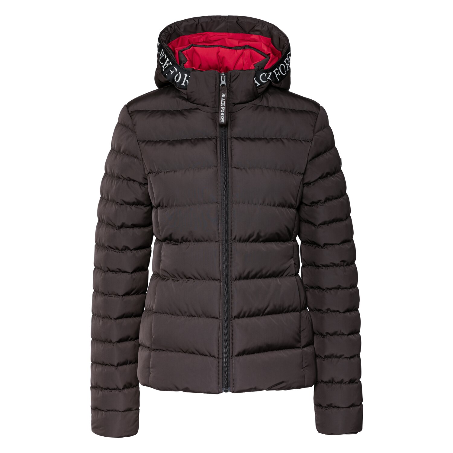 black forest Steppjacke mit Kapuze - anthracite