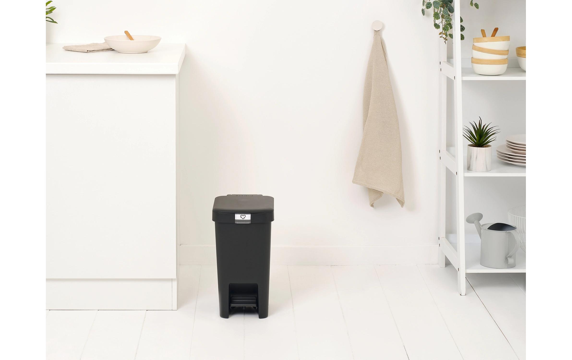 Recyclingbehälter StepUp 10 l, DunkelgrauTreteimer für Recycling Materialien