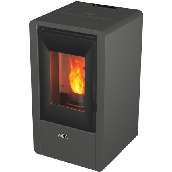 Salamandra Artel de Pellets 6.2kW Nina 6 Cinza