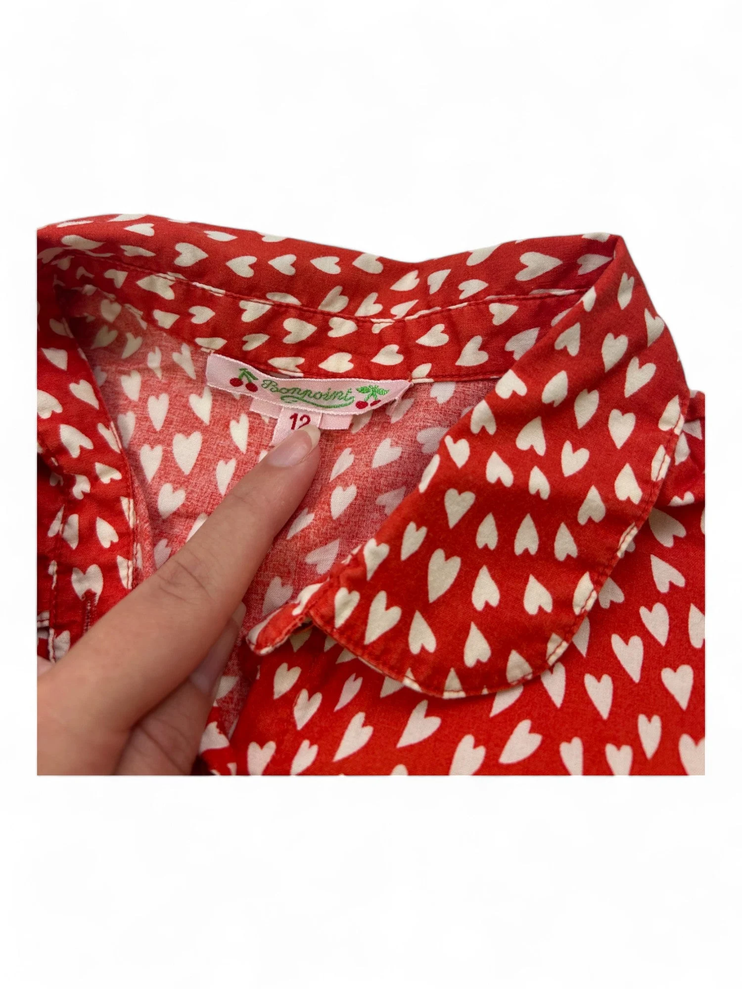Chemise enfant rouge - 12 ans | Rouge