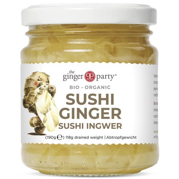 Gengibre Bio Em Pickle Para Sushi