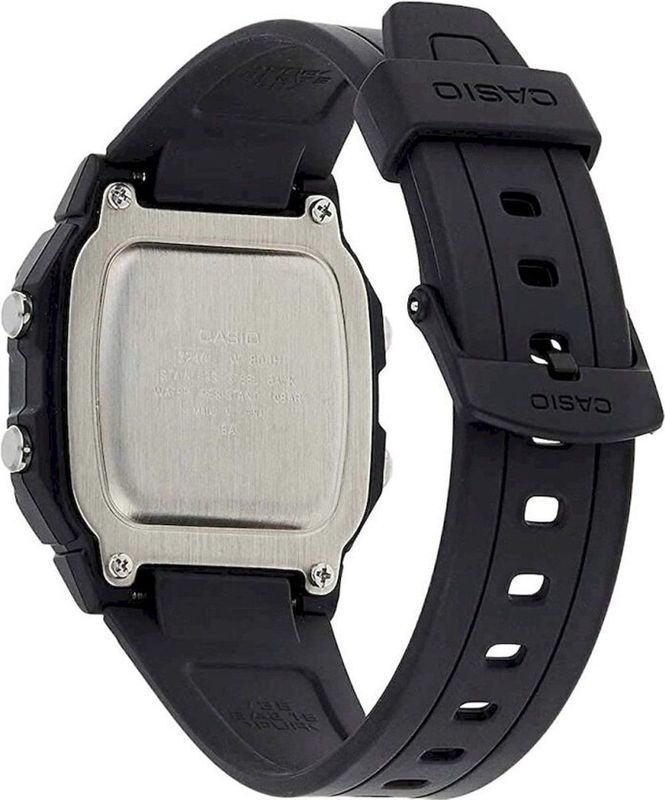 Casio - W-800h-1bves - Horloge - Zwart - Kunststof - Meervoudig Alarm