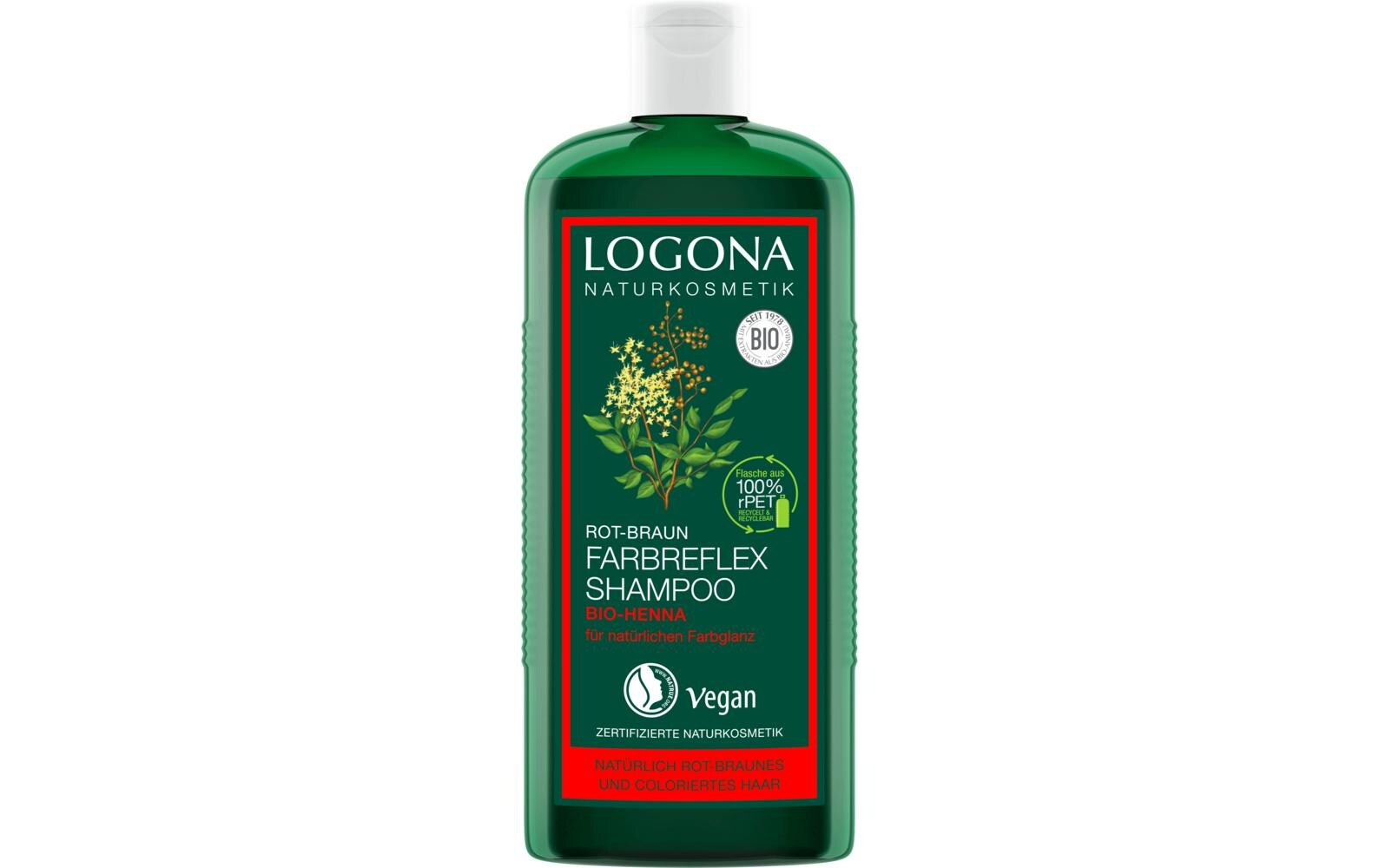 Shampoo Farbreflex Rot-Braun Henna 250 mlFarbintensivierendes Shampoo mit Henna