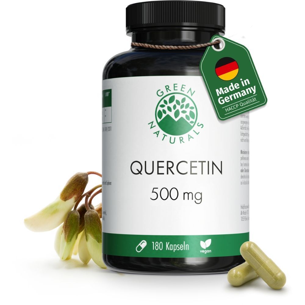 GREEN NATURALS® Quercetin 500 mg hochdosiert vegan