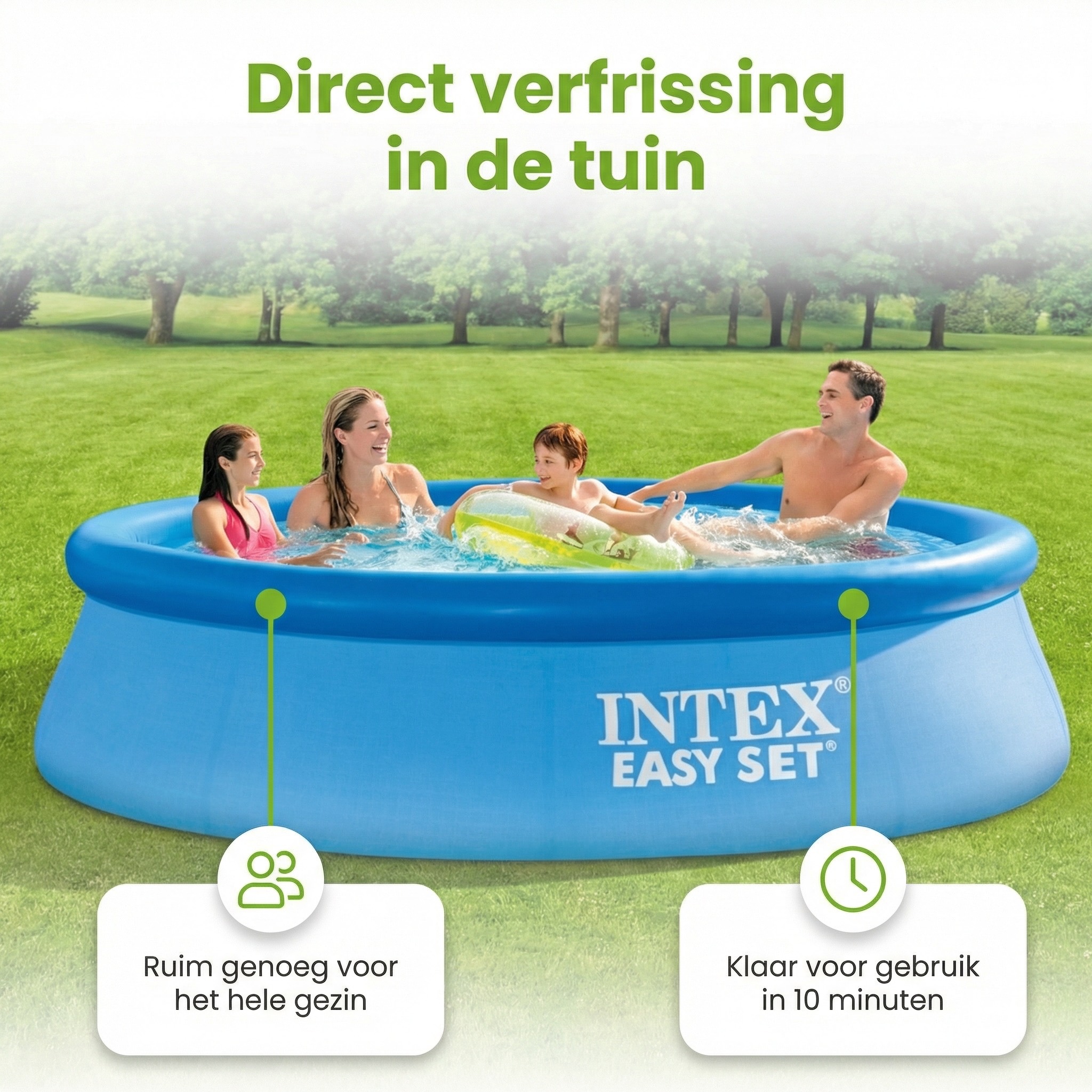 Intex easy set 305x76cm zwembad