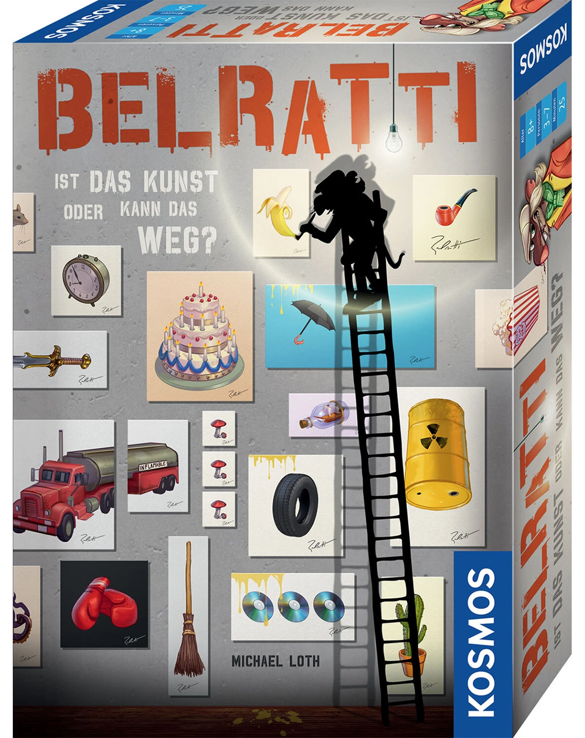 Gesellschaftsspiel BELRATTI - IST DAS KUNST ODER KANN DAS WEG? in bunt