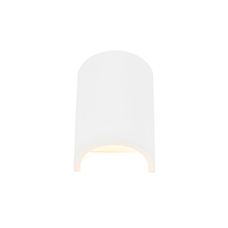 QAZQA Moderne wandlamp wit rond - Colja Novo